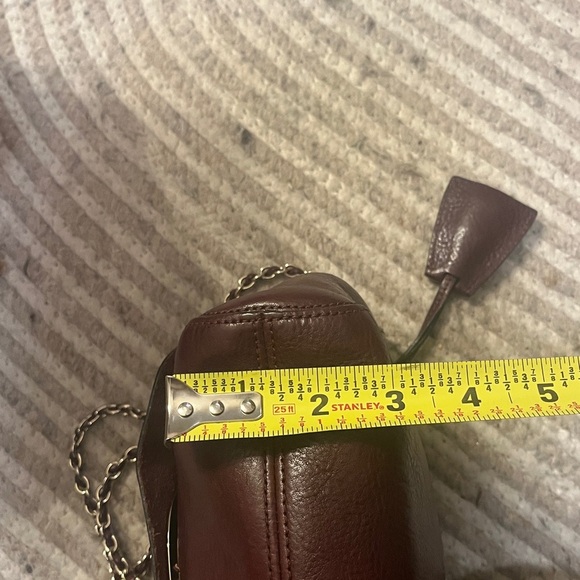 Mulberry Small Lily Flap Bag Oxblood EUC authentic Made in England - Picture 15 of 15